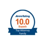 Family Law, Divorce Lawyers, Phoenix divorce Attorney, Avvo Rating Logo